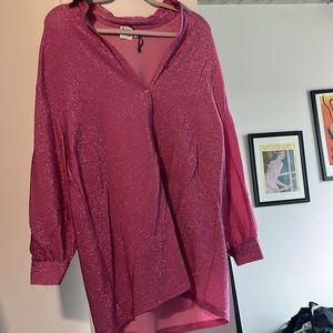 Pink Princess Polly Shirt Dress